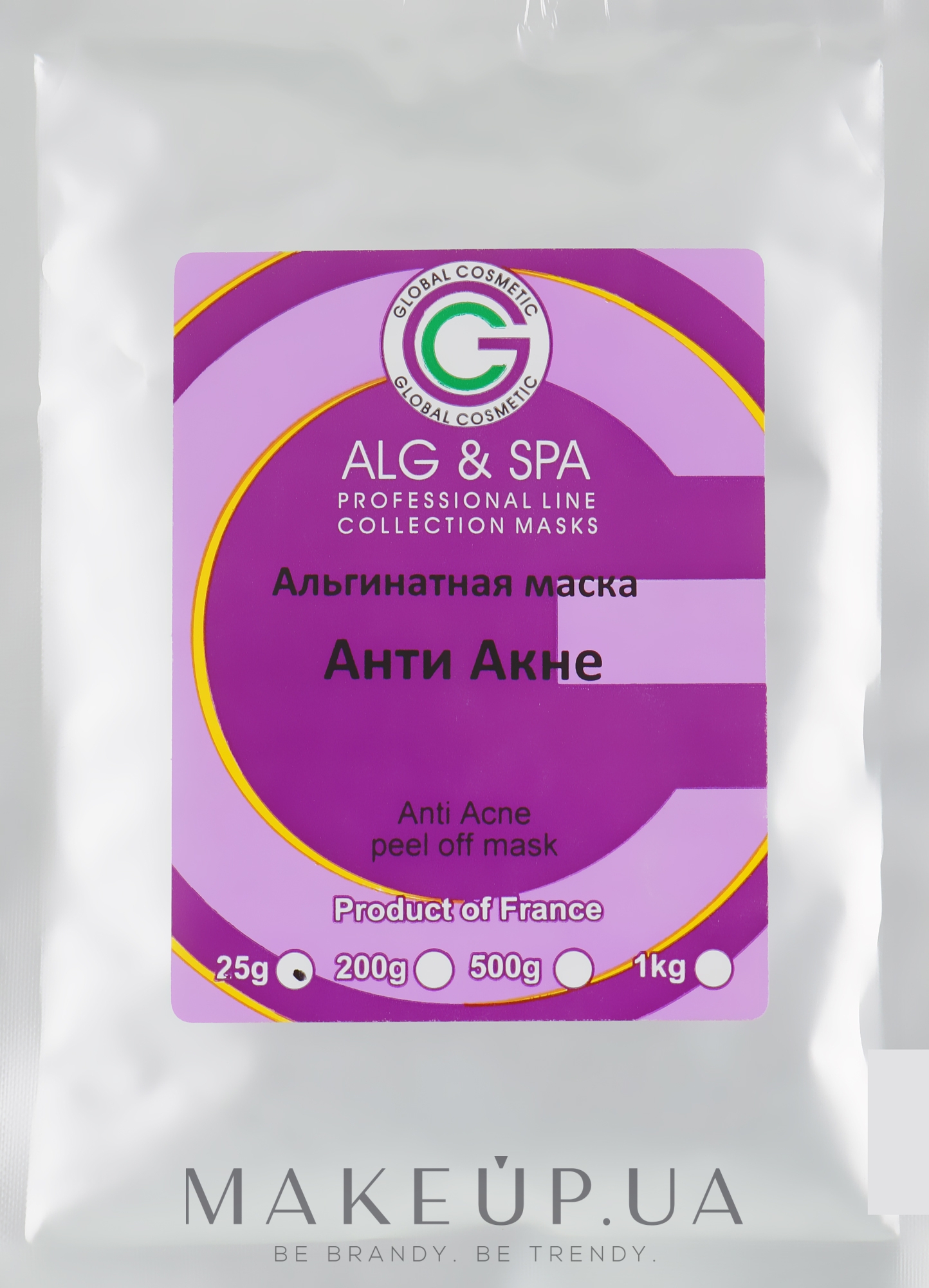 Альгинатная маска Анти Акне - ALG & SPA Professional Line Collection Masks Anti Acne Peel Off Mask — фото 25g