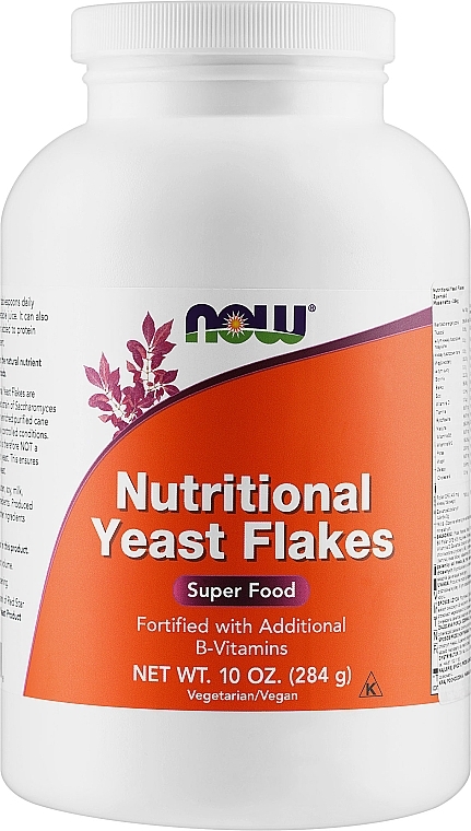 Харчова добавка "Харчові дріжджі", пластівці - Now Foods Nutritional Yeast Flakes — фото N1