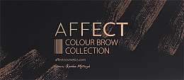 Палетка пресованих тіней для брів - Affect Cosmetics Color Brow Collection — фото N2