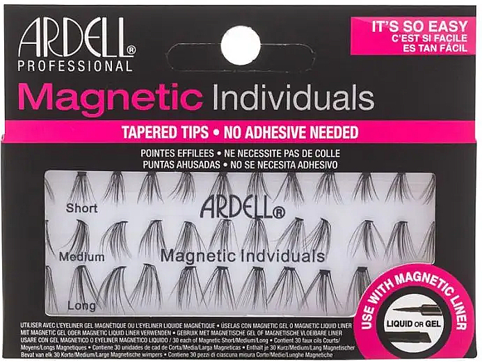 Набір пучкових вій - Ardell Magnetic Individuals Set — фото N1