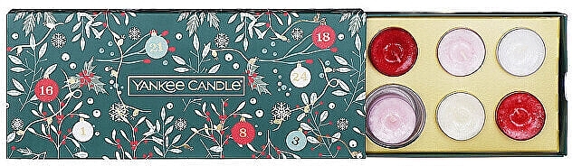 Набір - Yankee Candle Countdown to Christmas (10х9.8g + tealight/holder) — фото N2