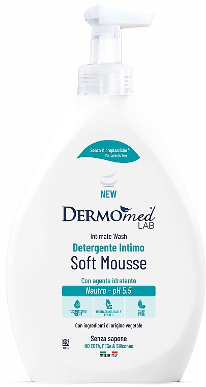 Пенка для интимной гигиены - Dermomed Soft Mousse Neutral Intimate Wash — фото N1