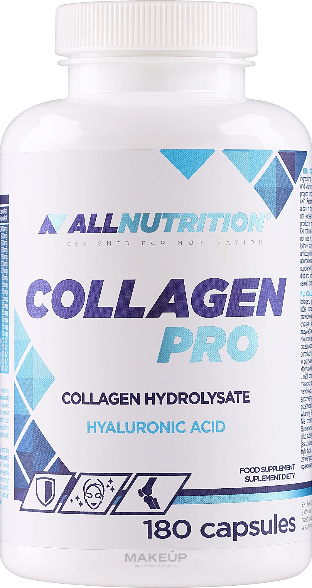 Коллаген для суставов и связок, в капсулах - Allnutrition Collagen Pro — фото 180шт