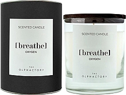 Ароматическая свеча - Ambientair The Olphactory Black Design Breathe Oxygen — фото N1