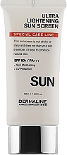 Духи, Парфюмерия, косметика Солнцезащитный крем для лица - Dermaline Ultra Lightening Sun Screen SPF 50+/PA+++