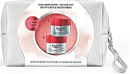 Духи, Парфюмерия, косметика Набор - Eucerin Hyaluron-Filler + Volume Lift (day/cr/50ml + night/cr/50ml + pouch)