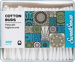 Духи, Парфюмерия, косметика Ватные палочки в прямоугольной коробке, 300 шт - Cleanic SweetSense Cotton Buds