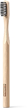 Парфумерія, косметика Бамбукова зубна щітка з активованим вугіллям ASCH01 - Kumpan Bamboo Charcoal Toothbrush