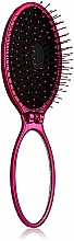 Щітка для волосся, рожева - Wet Brush Pop & Go Detangler Hair Brush Pink — фото N3
