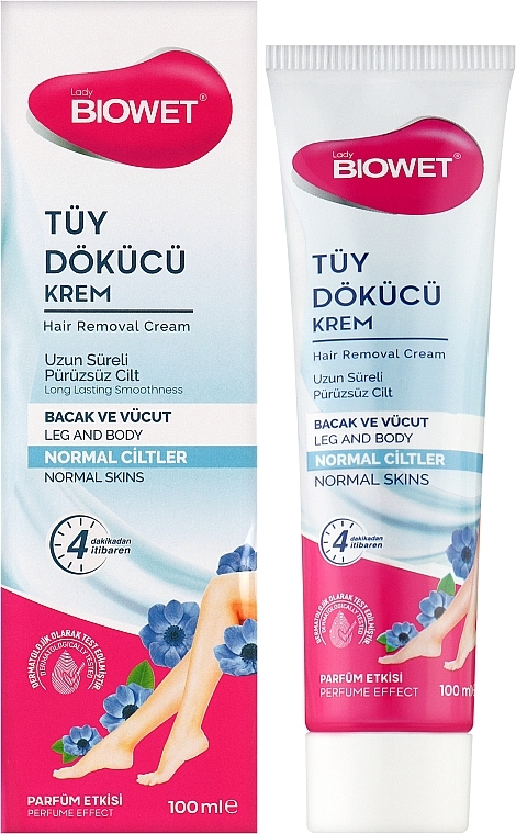 УЦЕНКА Крем для депиляции для нормальной кожи - Lady Biowet Depilatory Cream Normal Skin * — фото N2