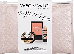 Духи, Парфюмерия, косметика Набор для макияжа - Wet N Wild The Blushing Theory Set (cor/8g + blush/5.85g + conc/6g + pouch)