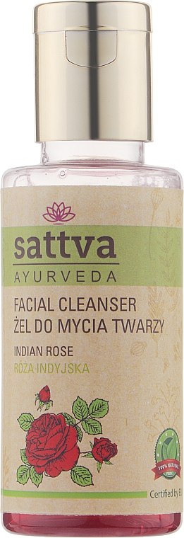 Гель для умивання - Sattva Ayurveda Facial Cleanser Indian Rose — фото N1