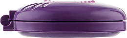 Массажная складывающаяся щетка для волос с зеркалом "Girl", фиолетовая - Titania — фото N4
