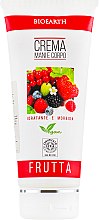 Духи, Парфюмерия, косметика Крем для рук и тела 2в1 "Фруктовый" - Bioearth Family Frutta Hand&Body Cream