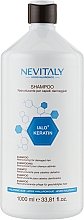 Шампунь для поврежденных волос с кератином и гиалуроновой кислотой - Nevitaly Ialo3 Keratin Shampoo — фото N3