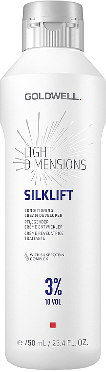 Доглядальний кремоподібний проявник - Goldwell Silk Lift 3% Conditioning Cream — фото N1