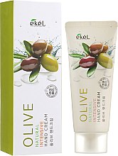 Крем для рук з екстрактом оливи - Ekel Natural Intensive Olive Hand Cream — фото N1