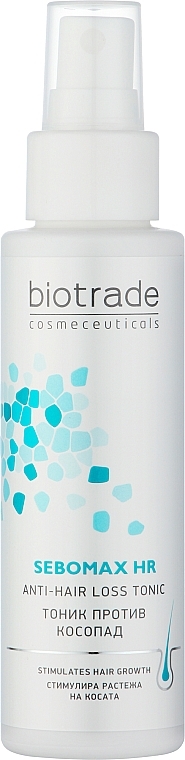 Тонизирующий лосьон против выпадения волос - Biotrade Sebomax HR Anti-hair Loss Tonic — фото N1
