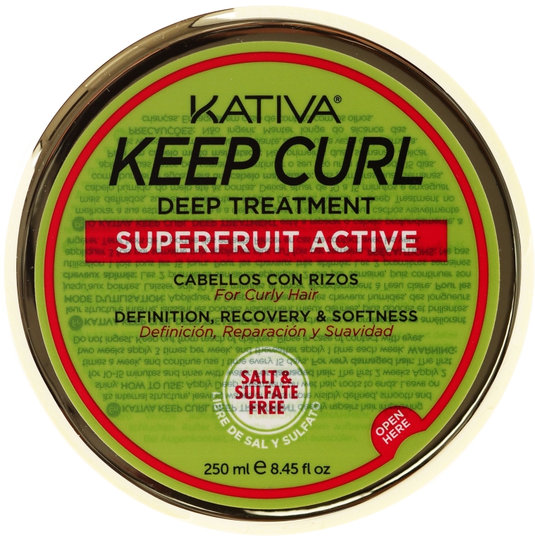 Маска для хвилястого волосся - Kativa Keep Curl Deep Treatment — фото N1