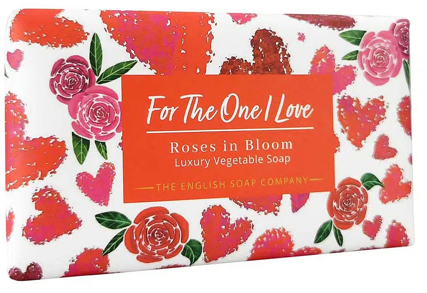 Мыло "Цветущие розы" - The English Soap Company Occasions Collection Roses In Bloom For The One I Love Soap — фото N1