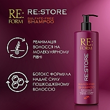 Безсульфатний шампунь для відновлення волосся - Re:form Re:store Sulfate-Free Shampoo — фото N3