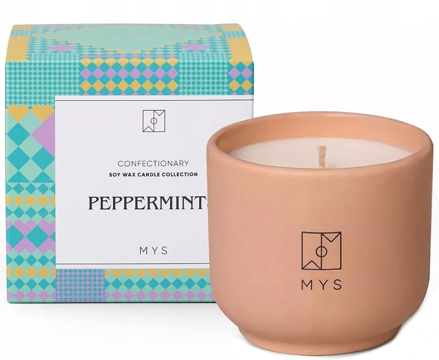 Соєва свічка "М'ята" - Mys Peppermints Candle — фото N1