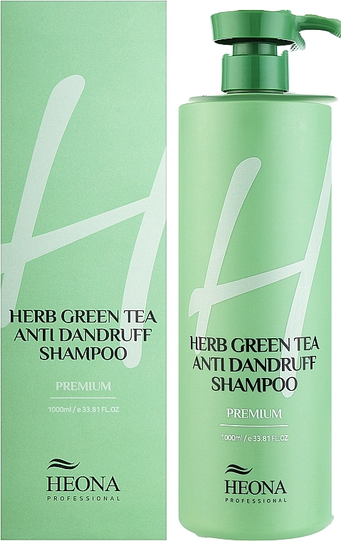 Шампунь проти лупи - Heona Herb Green Tea Anti Dandruff Shampoo — фото N2