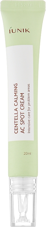Успокаивающий точечный крем для проблемных зон - IUNIK Centella Calming Ac Spot Cream — фото N1