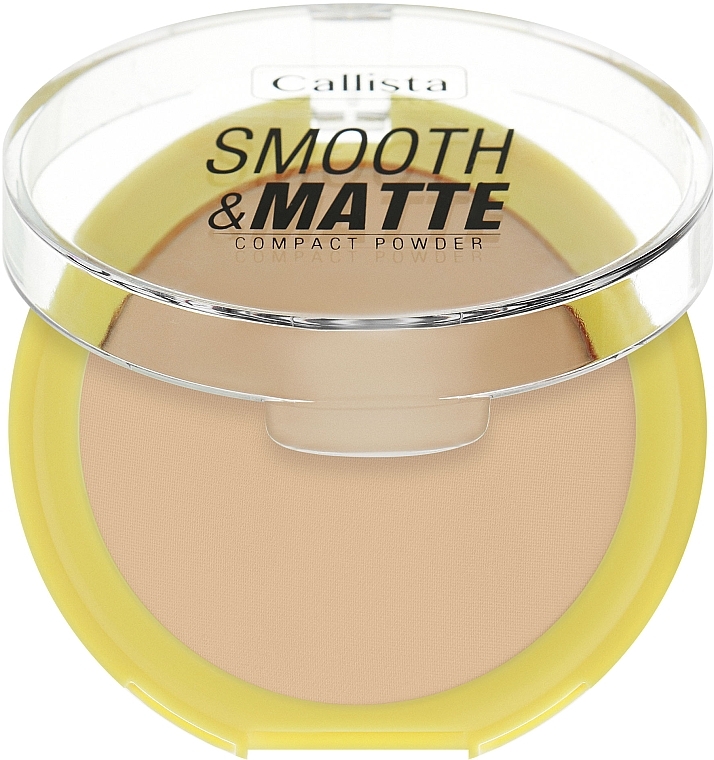Пудра для лица - Callista Smooth & Matte Compact — фото N1