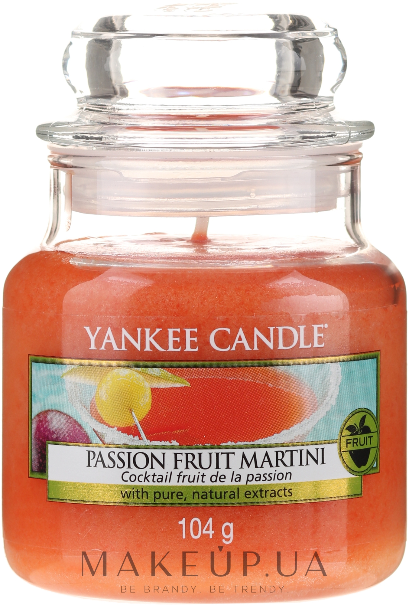 Свічка у скляній банці - Yankee Candle Passion Fruit Martini — фото 104g
