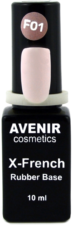 Камуфлирующая база для гель-лака - Avenir Cosmetics Х-French Rubber Base