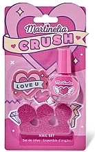Набор для ухода за ногтями, розовый - Martinelia Crush Nails — фото N1