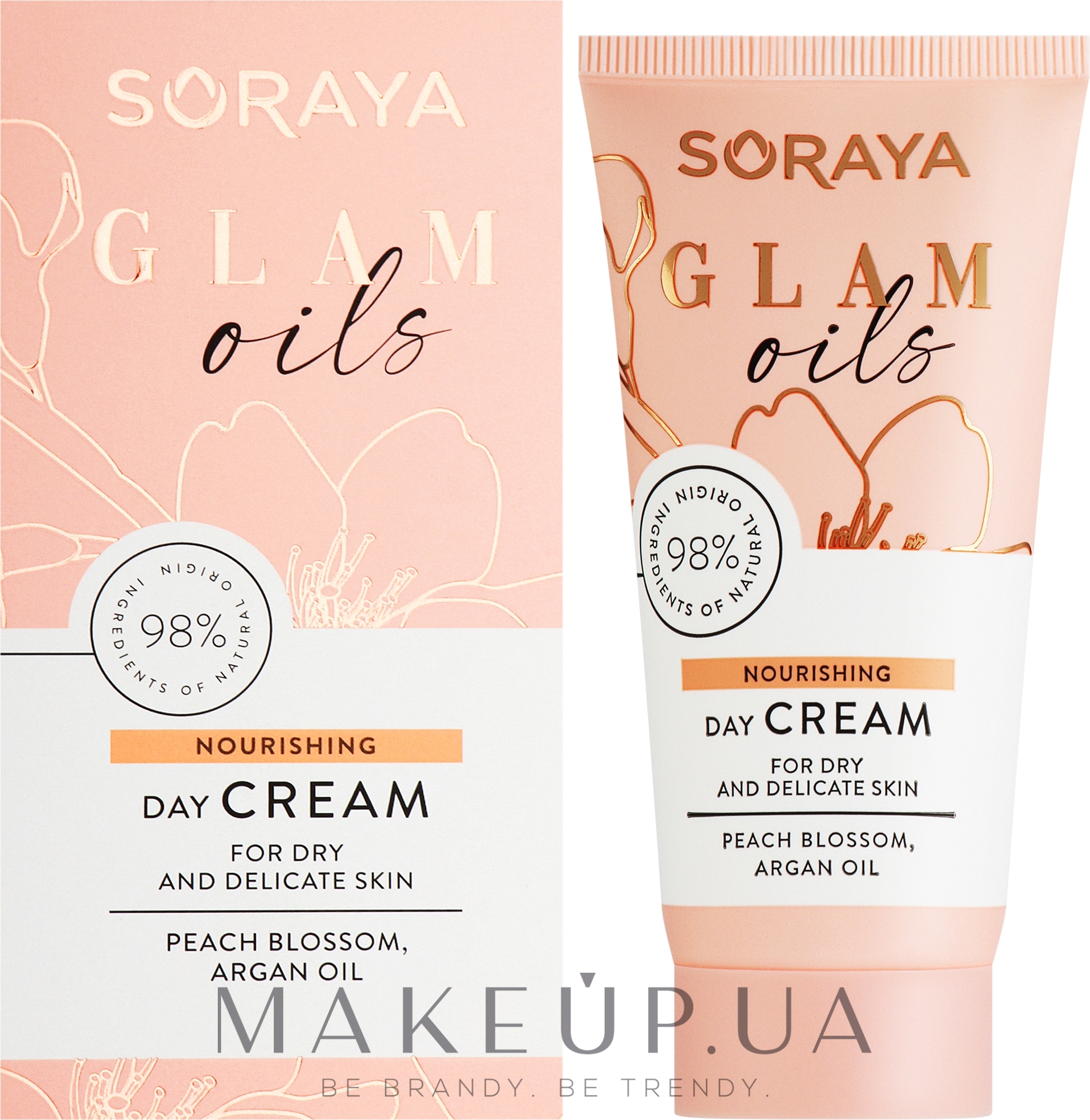Живильний денний крем для сухої шкіри обличчя - Soraya Glam Oils Nourishing Day Cream — фото 50ml