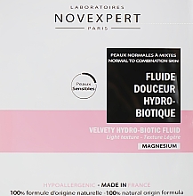 Флюид бархатный гидро-биотический для лица - Novexpert Magnesium Velvety Hydro-biotic Fluid (пробник) — фото N1