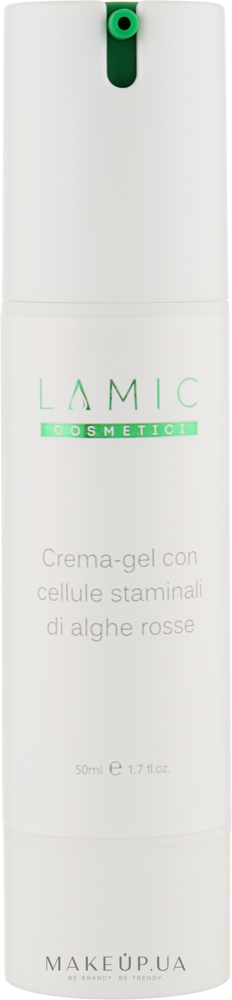 Крем-гель со стволовыми клетками красных водорослей - Lamic Cosmetici Crema-Gel Con Cellule Staminali Di Alghe Rosse — фото 50ml