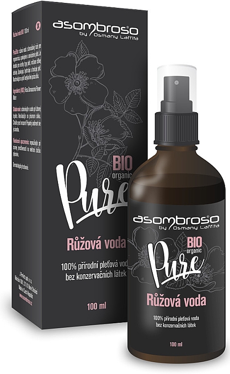 Розовая вода - Asombroso Pure BIO Rosewater — фото N1