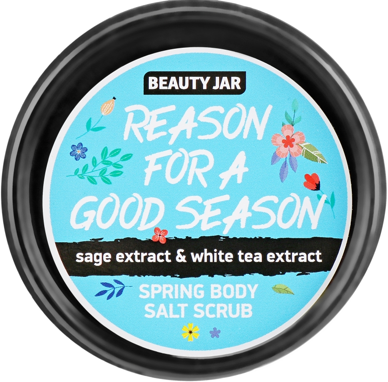 Солевой скраб для тела - Beauty Jar Reason For A Good Season Spring Body Salt Scrub — фото N1
