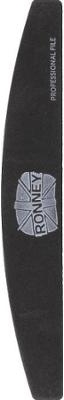 Пилочка для ногтей, 100/180, черная, "RN 00268" - Ronney Professional — фото N1