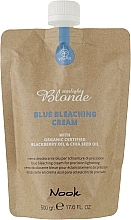 Обесцвечивающий крем 9 уровней - Nook Starlight Blonde Bleaching Cream Blue — фото N1