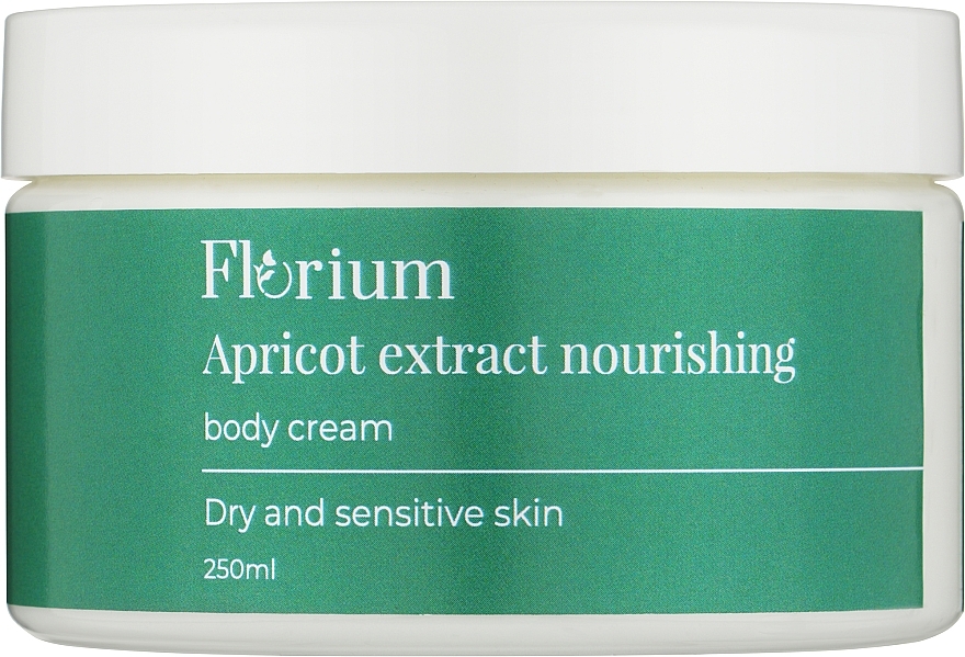 Крем для тіла з олією кісточок абрикосу - Florium — фото N1