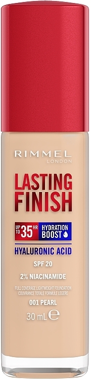 Тональная основа - Rimmel Lasting Finish Full Coverage Lightweight Foundation — фото N1