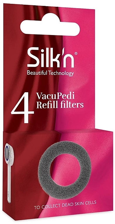 Фильтры, 4 шт - Silk'n VacuPedi Filters Refill — фото N1
