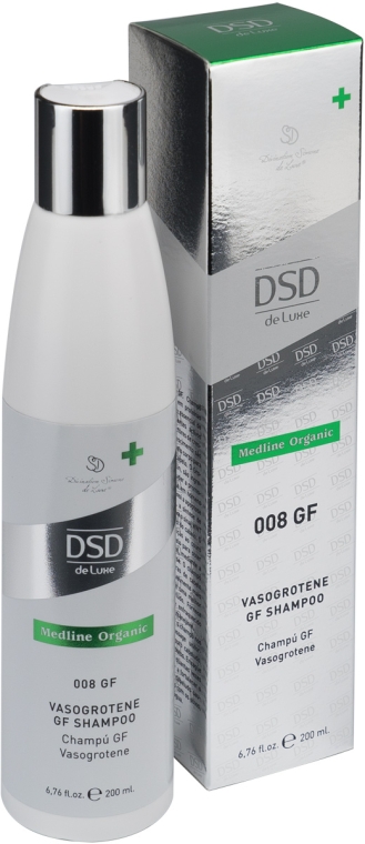 Шампунь "Вазогротен" з факторами росту № 008 - Simone DSD de Luxe Medline Organic Vasogrotene Gf Shampoo — фото N1