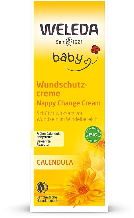 Дитячий крем під підгузок від попрілостей "Календула" - Weleda Calendula Babycream — фото N3