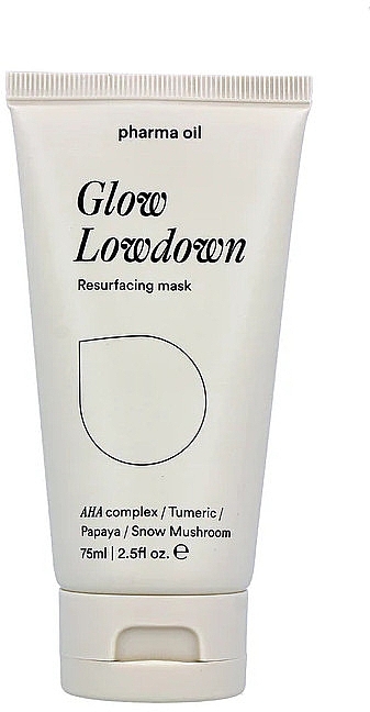 Оновлювальна маска для обличчя - Pharma Oil Glow Lowdown Resurfacing Mask — фото N1