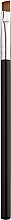 Кисточка для макияжа CS-104, скошенный ворс, черная - Cosmo Shop — фото N1