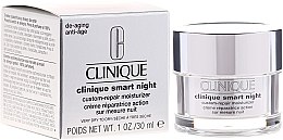 Духи, Парфюмерия, косметика Ночной крем для сухой кожи - Clinique Smart Night Custom-Repair Moisturizer