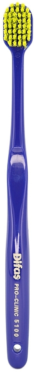 Зубная щетка "Ultra Soft" 512063, темно-синяя с салатовой щетиной, в кейсе - Difas Pro-Clinic 5100 — фото N2