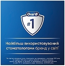 Электрическая зубная щетка, с футляром, черная - Oral-B Pro 1 3D Cleaning Black — фото N8