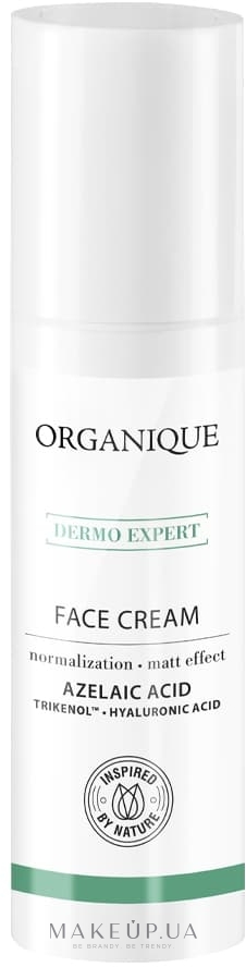 Легкий крем для лица "Анти-Акне" - Organique Dermo Expert Anti Acne Cream — фото 50ml